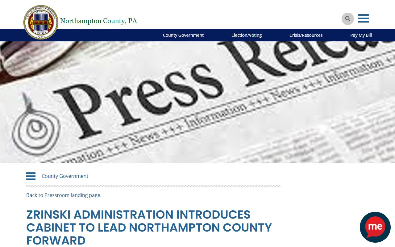 Northampton County Prothonotary civil records and county administration source
