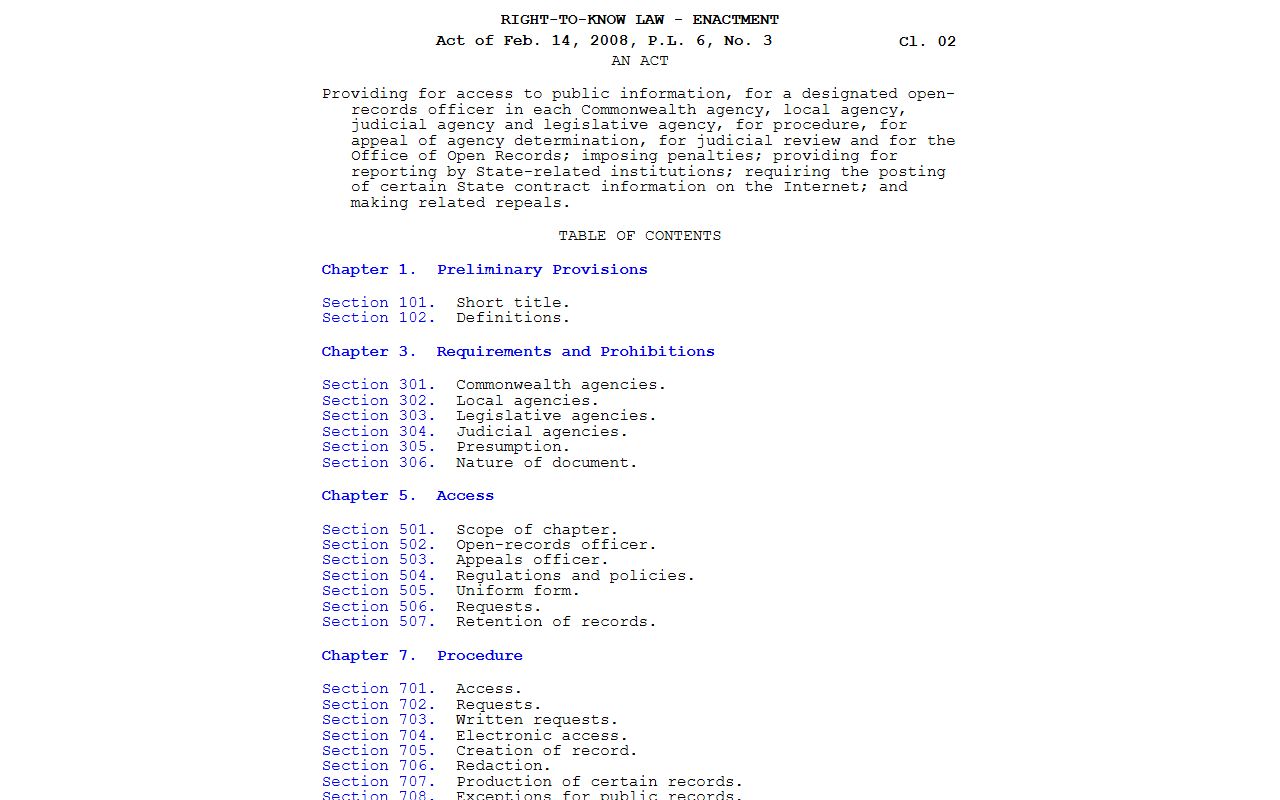 Northampton County Prothonotary records Pennsylvania Right-to-Know source